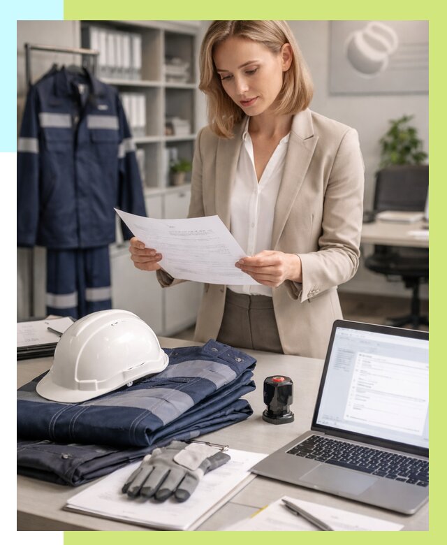 Сертификация спецодежды в Евпатории от 7373 р. | Алешин-Евп