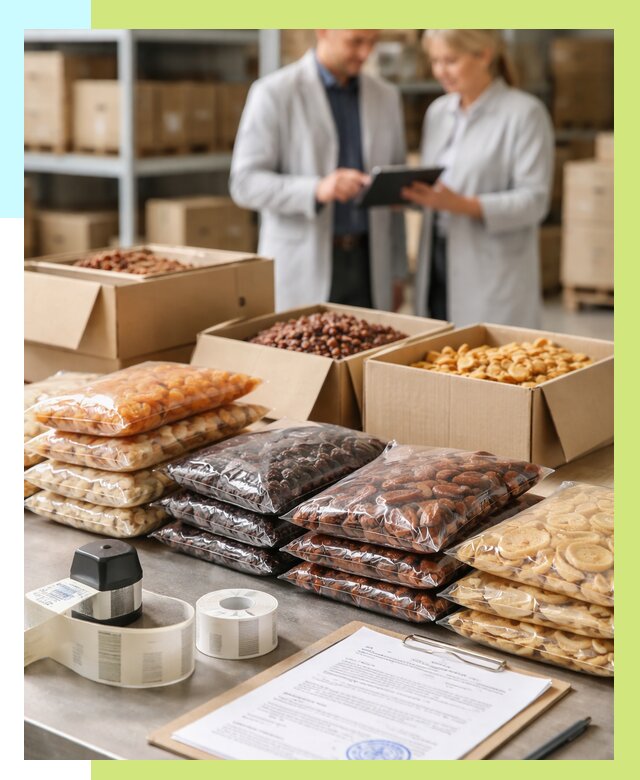 Сертификация сухофруктов в Евпатории от 12640 р. | Алешин-Евп под ключ