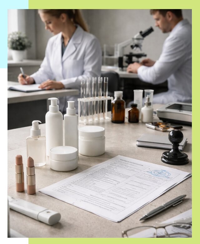 Сертификация косметики в Евпатории от 21066 р. - Алешин-Евп