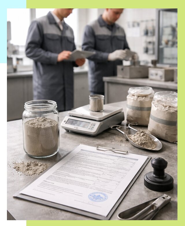 Сертификация цемента в Евпатории от 21066 р. | Алешин-Евп