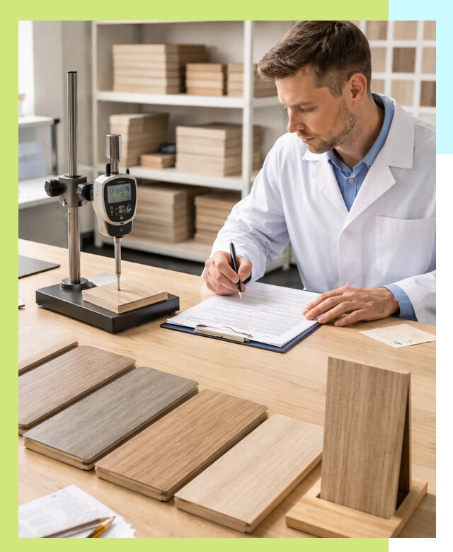 Сертификация ламината с испытаниями и оформлением документов в Евпатории