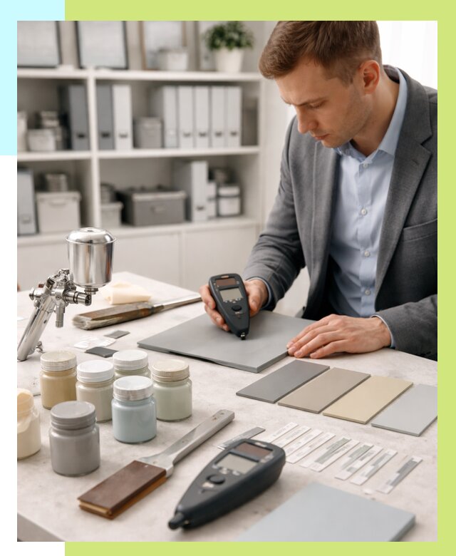 Сертификация краски в Евпатории от 26333 р. | Алешин-Евп центр