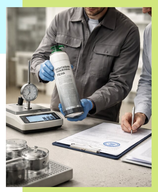 Сертификация монтажной пены в Евпатории от 15800 р. | Алешин-Евп