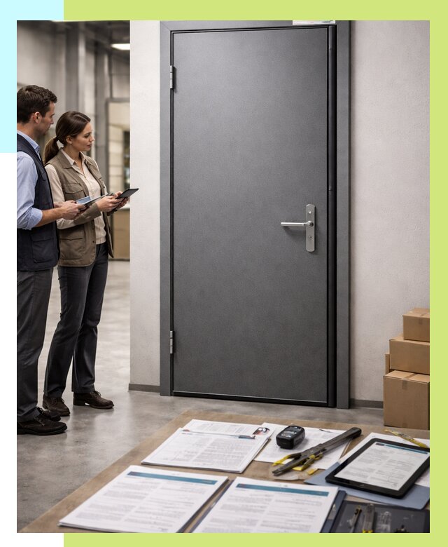 Сертификация противопожарных дверей в Евпатории от 9480 р. | Алешин-Евп