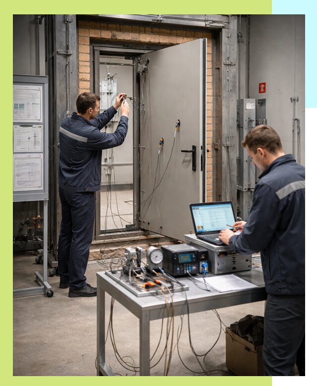 Сертификация противопожарных дверей в Евпатории по ГОСТ и ТР