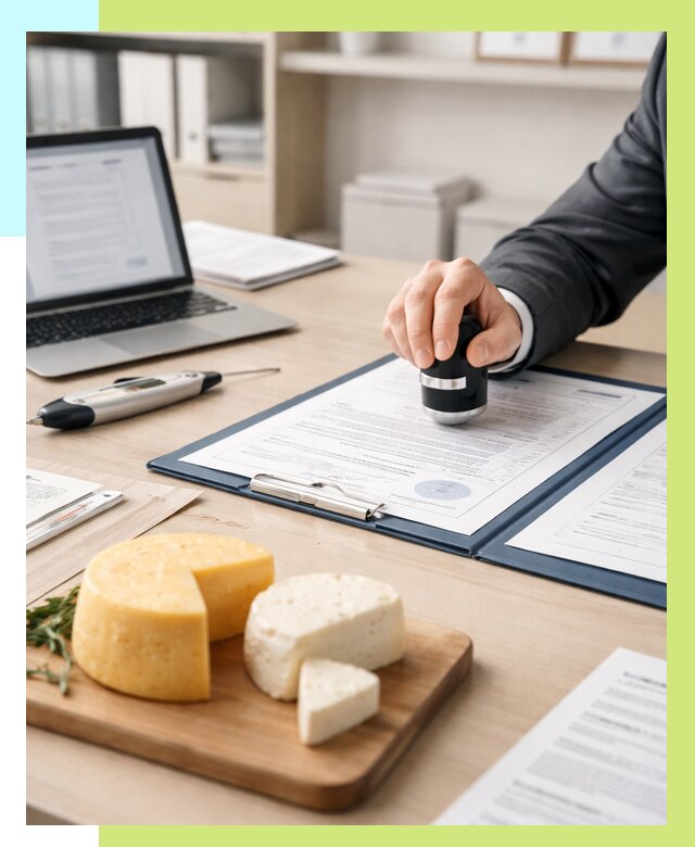 Сертификация сыров в Евпатории от 15800 р | Сертификат на сыр Алешин-Евп