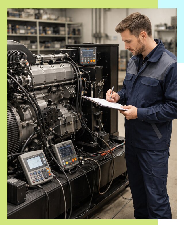Сертификация дизельных генераторов и их оборудования в Евпатории