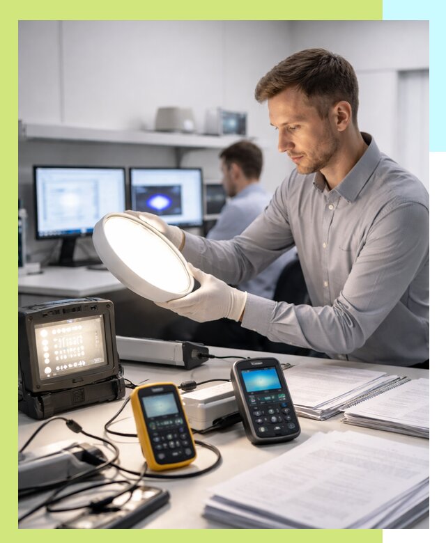 Сертификация светильников в Евпатории: испытания и оформление