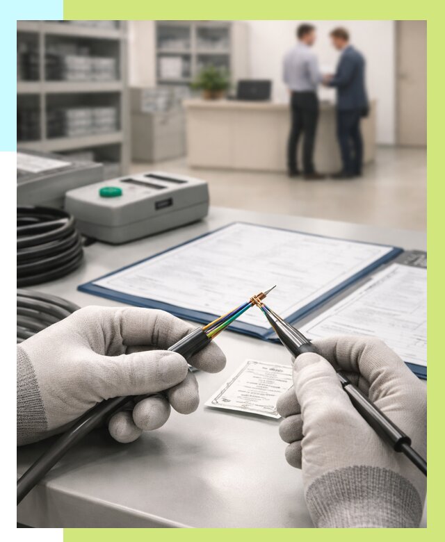 Сертификация провода в Евпатории от 18959 р. в Алешин-Евп