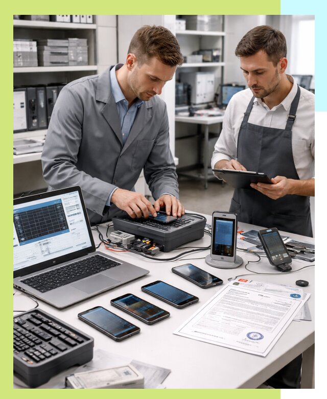 Сертификация мобильных телефонов и смартфонов в Евпатории под ключ