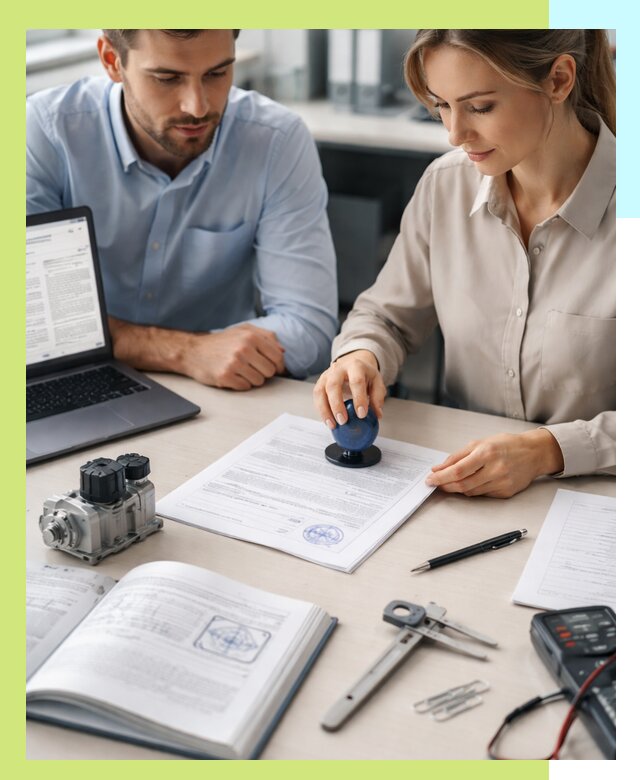 Выдача паспорта изделия и техническая экспертиза продукции в Евпатории