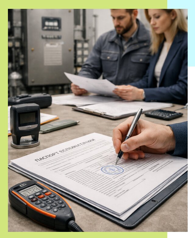 Оформление паспорта эксплуатации оборудования в Евпатории