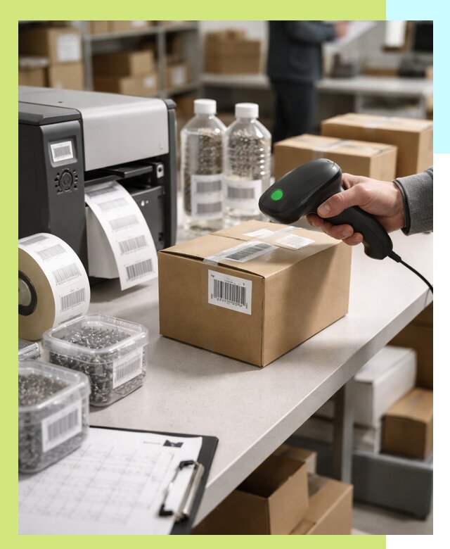 Штрихкодирование продукции и маркировка для продажи в Евпатории