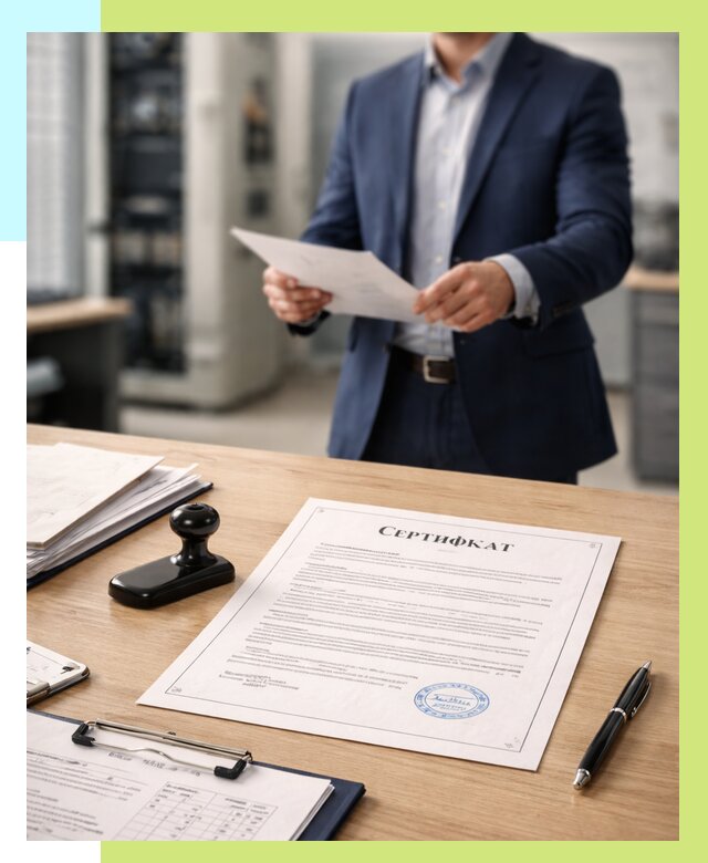 Сертификат на оборудование в Евпатории от 15800 р. | Алешин-Евп