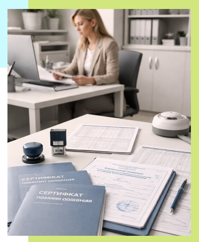 Сертификаты пожарной безопасности в Евпатории от 15800 р. | Алешин-Евп