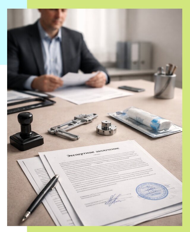 Экспертное заключение на продукцию в Евпатории от 8953 р. | Алешин-Евп