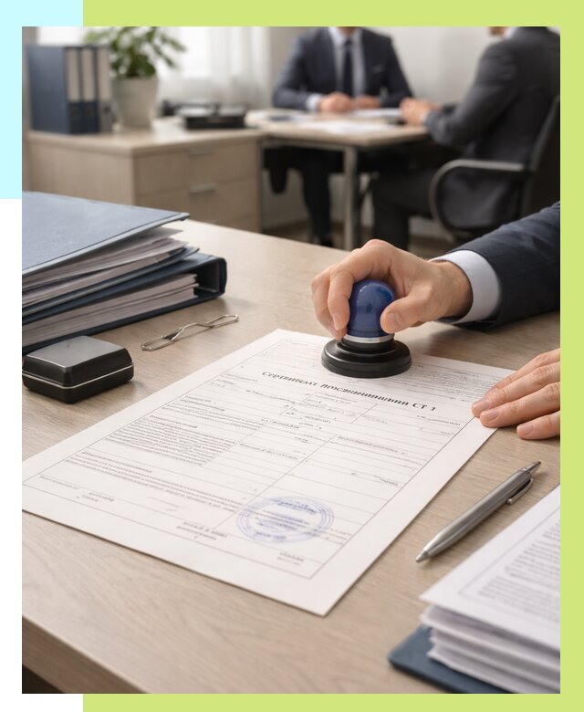 Сертификат происхождения СТ 1 в Евпатории от 4740 р. | Алешин-Евп