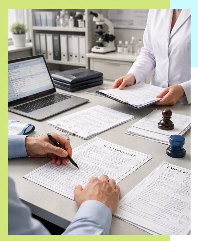 Оформление сертификата GMP в Евпатории для фармпроизводства