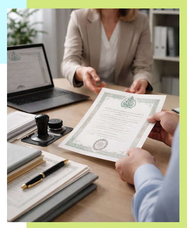 Халяль сертификат в Евпатории, получить от 15800 р. | Алешин-Евп