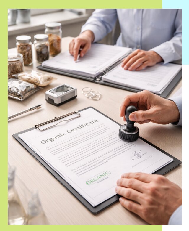 Получение органик сертификата для продукции в Евпатории