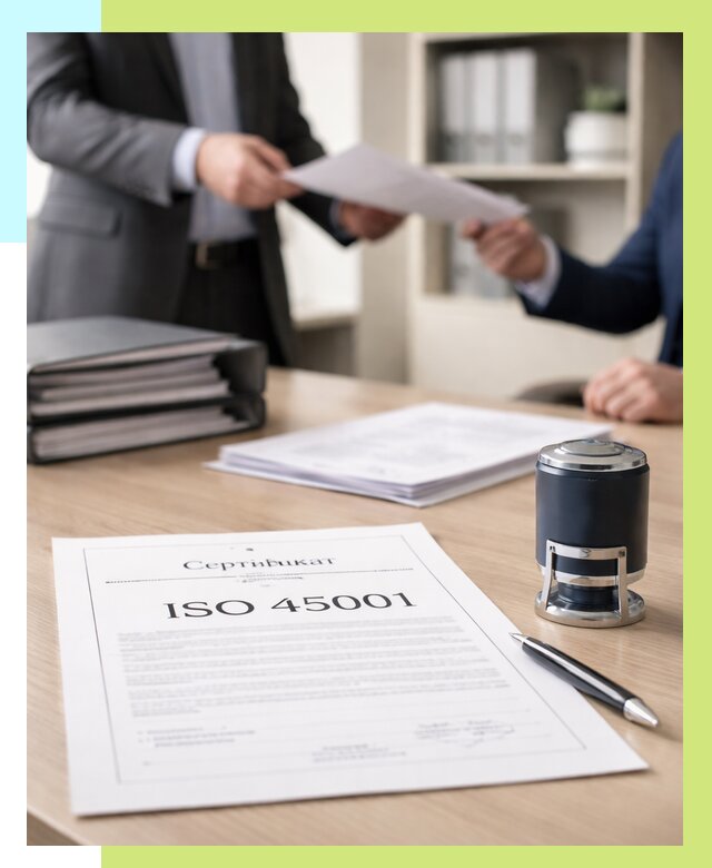 Сертификат ISO 45001 в Евпатории под ключ от 47399 р. | Алешин-Евп