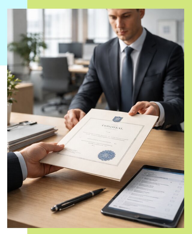 Сертификат ISO 30301 в Евпатории от 36866 р. | Алешин-Евп - под ключ