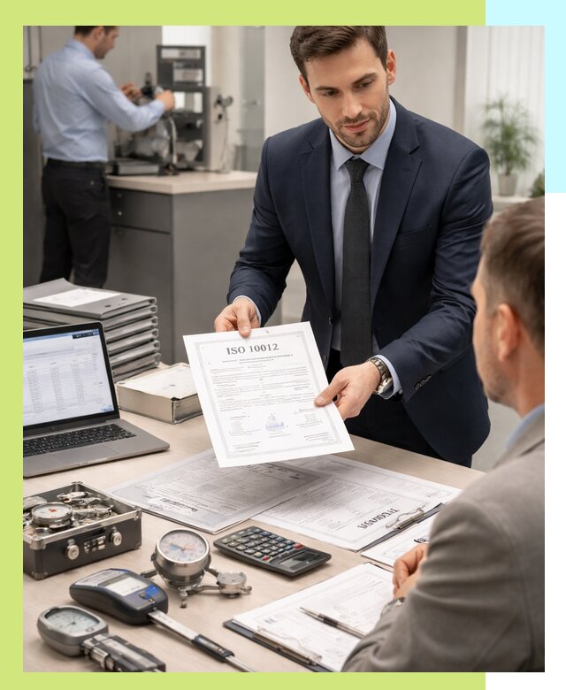 Выдача сертификата ISO 10012 по требованиям метрологии в Евпатории