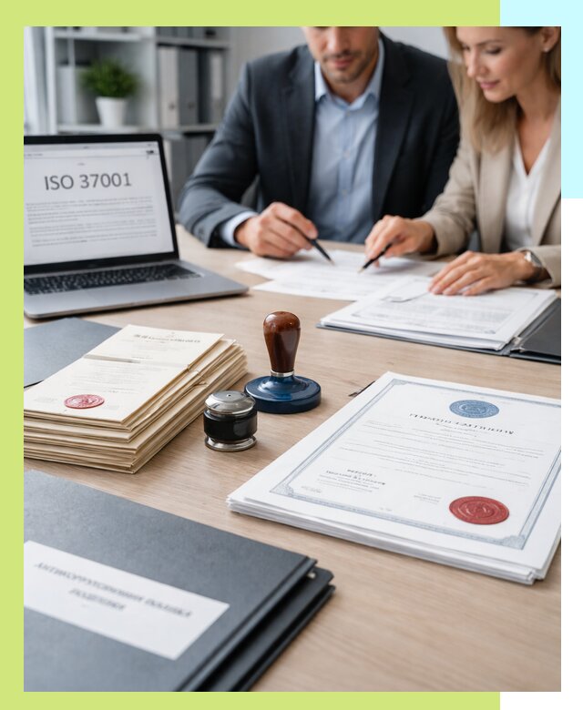 Получение сертификата ISO 37001 по системе борьбы с коррупцией в Евпатории